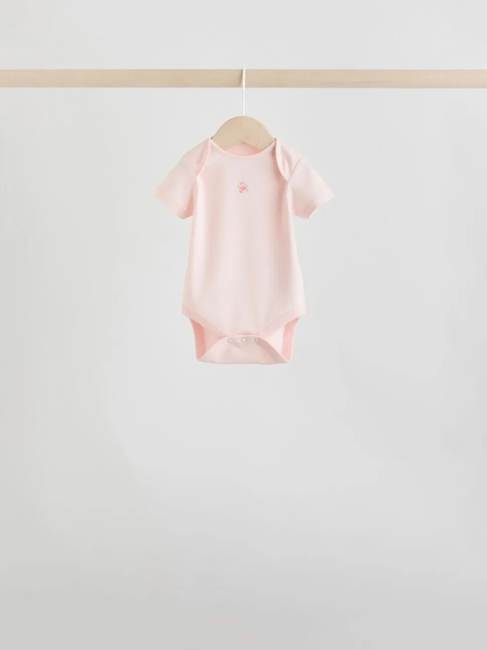 Roze - Short Sleeve Baby Bodysuit