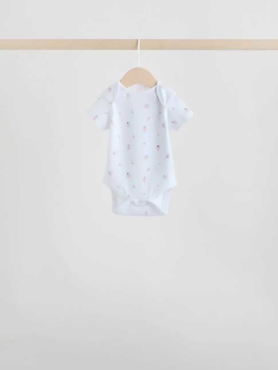 Roze - Short Sleeve Baby Bodysuit