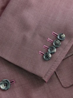 Roze - Slim Fit Signature Cerutti 100% Italian Wool Suit Jacket