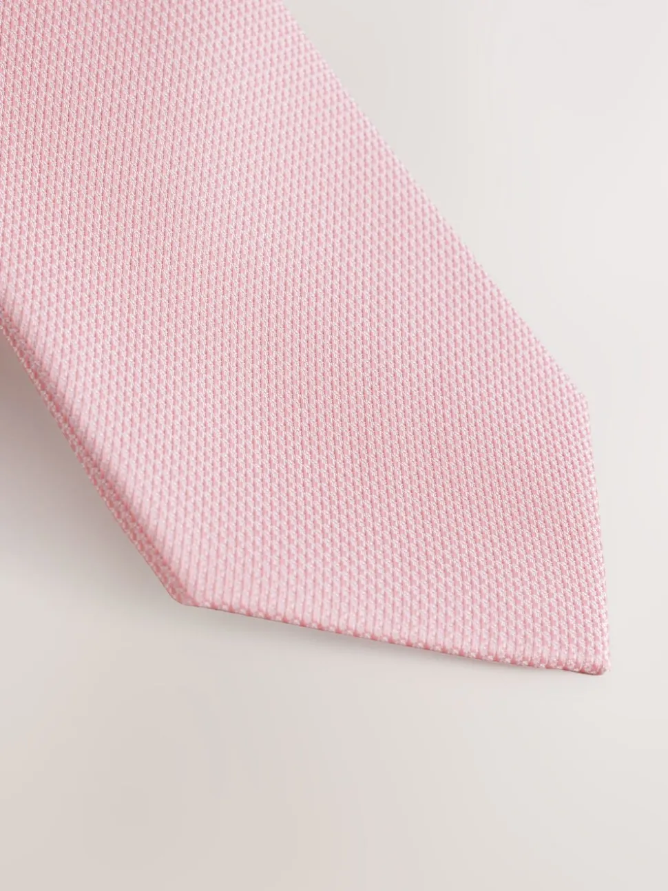 Roze - Smal - Stropdas met textuur