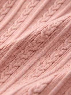 Roze - Trui met rolkraag (3 mnd-10 jr)