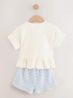 Roze - T-shirt en shorts verpakking van 2 stuks (3 mnd - 7 jr)