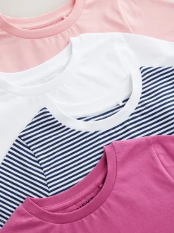 Roze - T-shirts 4 Pack (3-16jr)