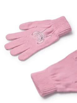 Roze - Vanilla Underground Disney Lilo & Stitch meisjes-muts en -handschoenenset