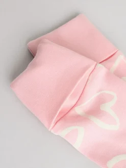Roze - Verpakking van 4 Baby pyjama's met tweewegrits en Print (0mnd -3jr)