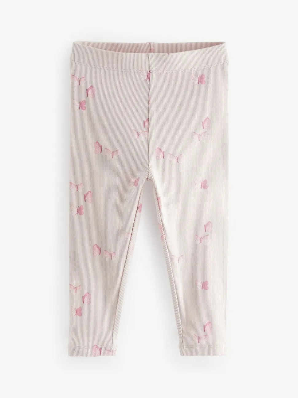 Roze - Verpakking van 5 geribbelde Leggings (3mnd -7jr)