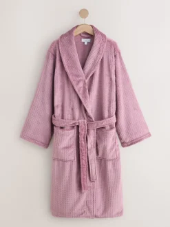 Roze - Waffle Cosy Robe
