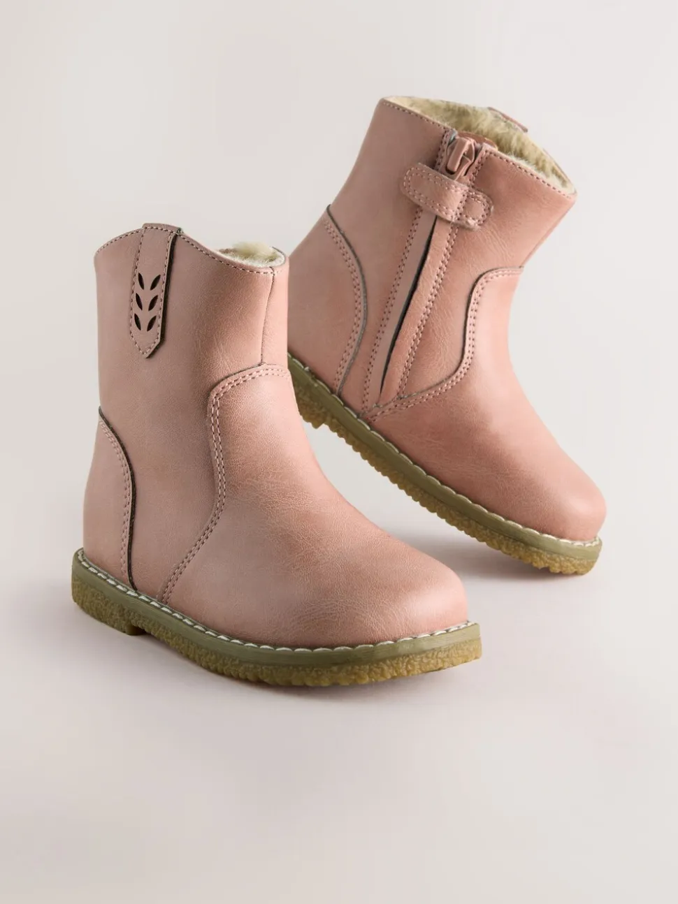 Roze - Western enkellaarsjes