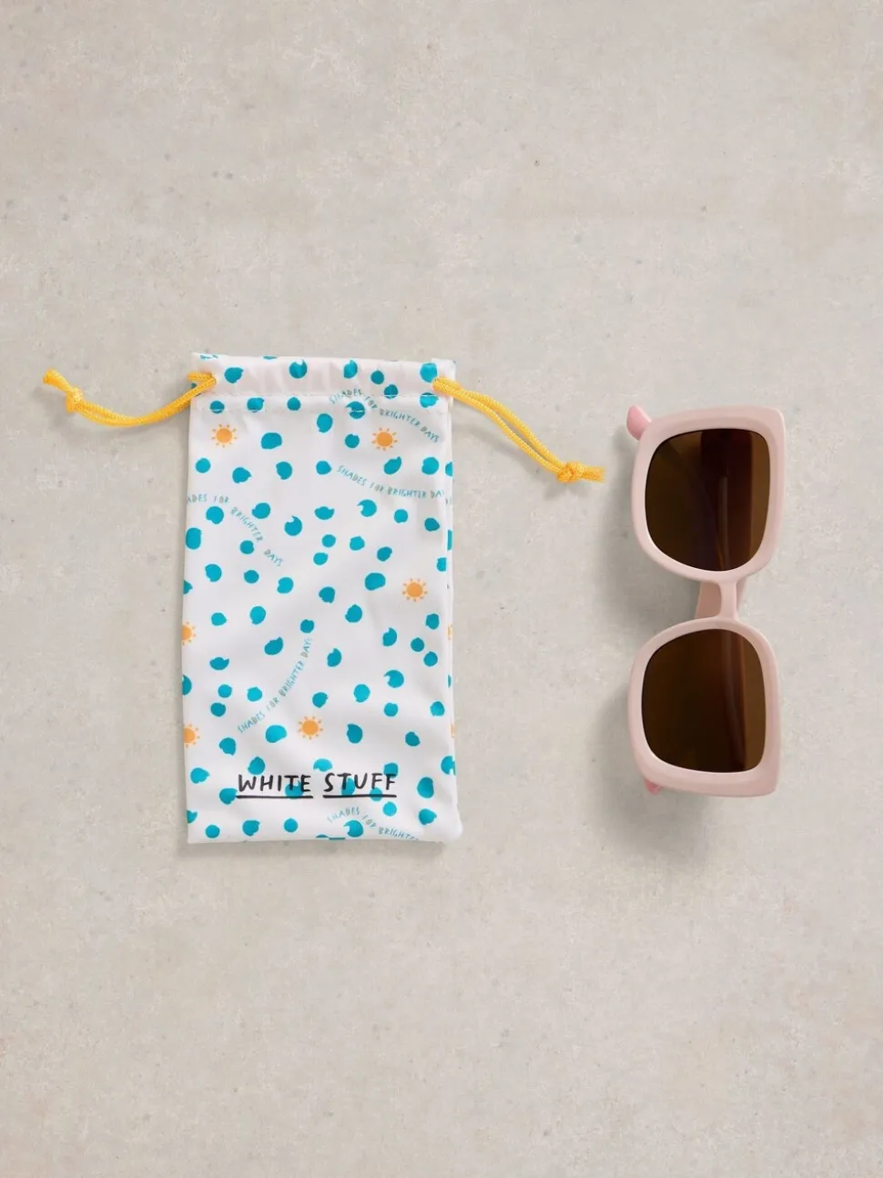 Roze - White Stuff Oversized Square Sunglasses