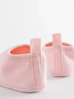 Roze - Zwembabyschoenen met sok (0-24 mnd)