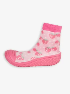 Roze aardbei - JoJo Maman Bébé - Indoor pantoffelsokken voor binnen