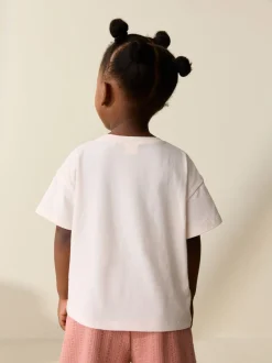 Roze ballerina - T-shirt met korte mouwen (3 mnd-7 jr)