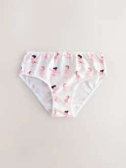 Roze ballerina - Verpakking van 7 onderbroeken (1,5-12 jr)