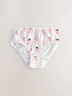 Roze ballerina - Verpakking van 7 onderbroeken (1,5-12 jr)