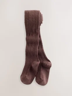 Roze bessenrood en chocoladebruin - Verpakking van 3 kabelmaillots met hoog katoengehalte