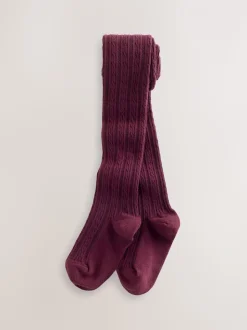 Roze bessenrood en chocoladebruin - Verpakking van 3 kabelmaillots met hoog katoengehalte