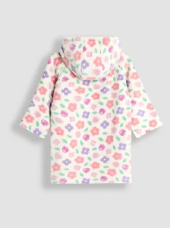 Roze bloemen - JoJo Maman Bébé Cosy Hooded Blanket