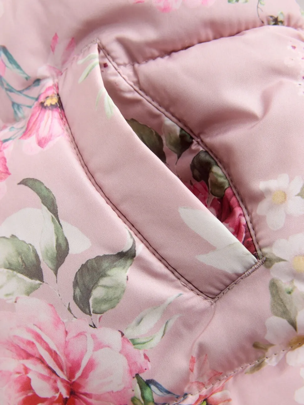 Roze bloemen - Regenbestendig sneeuwpak met imitatiebont (3mnd-7jr)