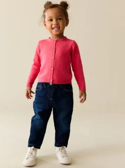 Roze bloemetjes - Vest (3 mnd-10 jr)