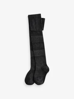 Roze crème en donkergrijs - Set van 3 katoenrijke tights