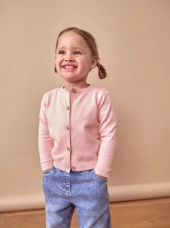 Roze gemêleerd - Vest (3 mnd-10 jr)