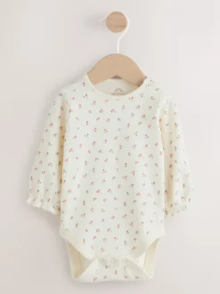Roze met borduursel - Set van corduroy pinafore, bodysuit met lange mouwen en maillot voor baby's (0mnd-2jr)