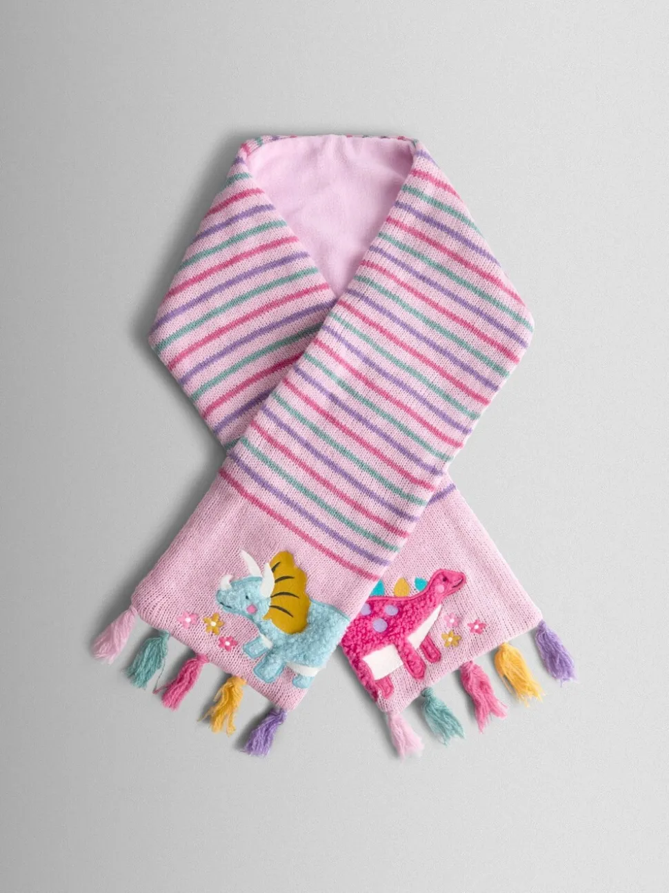 Roze met dinoprint - JoJo Maman Bébé Scarf