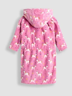 Roze met eenhoornprint - JoJo Maman Bébé - Badjas