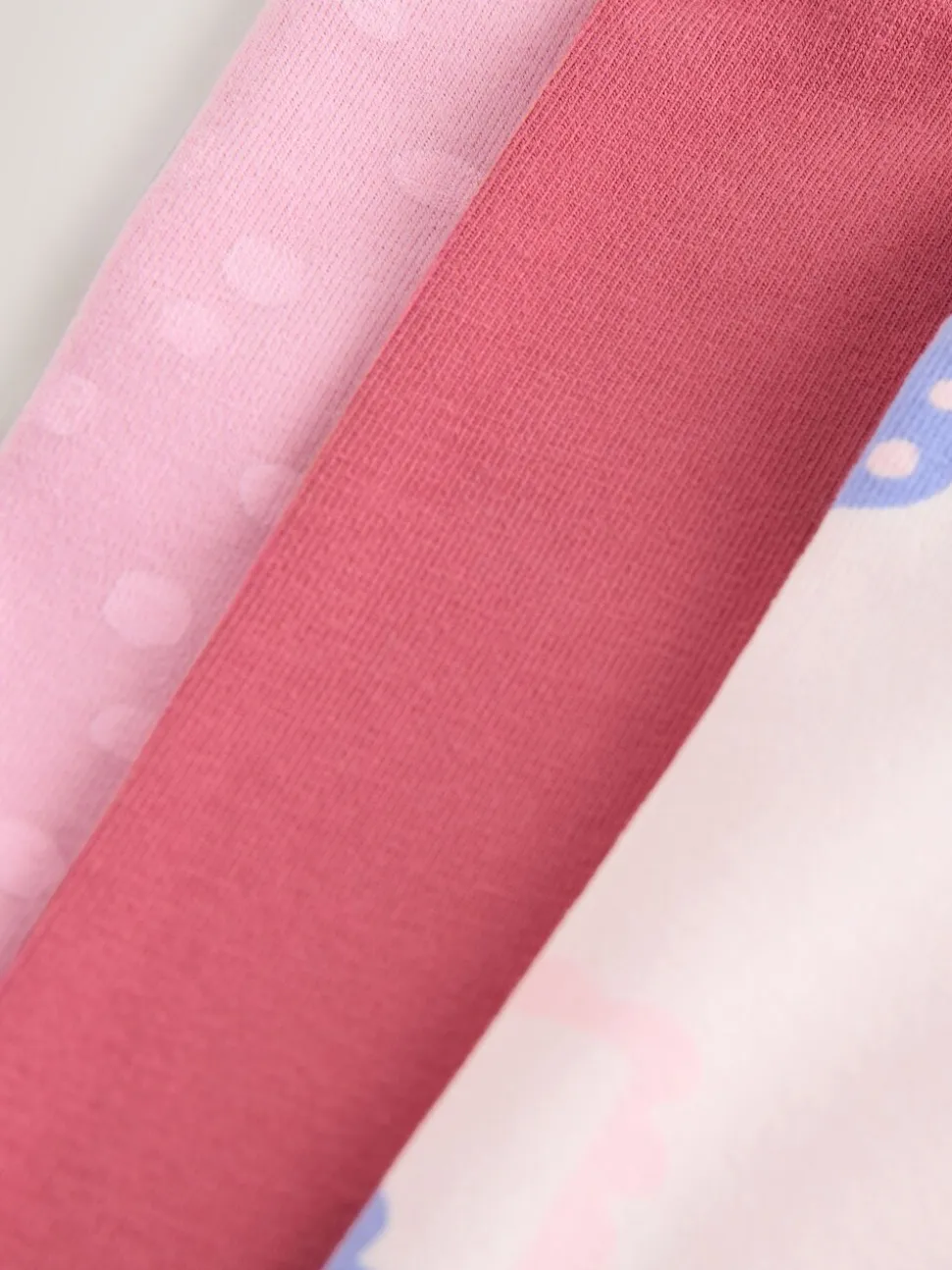 Roze met eenhoornprint - Verpakking van 3 leggings (3 mnd-7 jr)