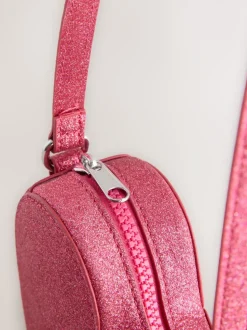 Roze met hartjesprint - Cross Body Nolvetly Heart Party Bag