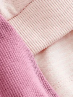 Roze met sterren - Set met top met lange mouwen en uitlopende broek (3mnd -7jr)