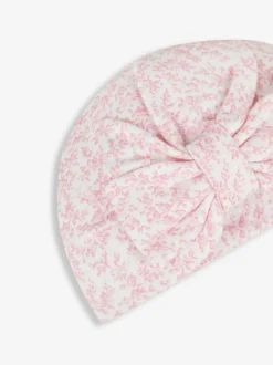 Roze met vrolijke print - JoJo Maman Bébé - Tulband