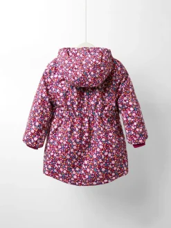 Roze met vrolijke print - JoJo Maman Bébé Lined Parka