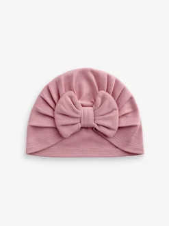 Roze modern - Set van 2 babyturbanen (0-18mnd)