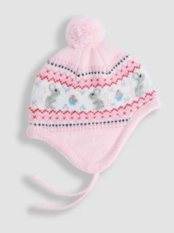 Roze muis - JoJo Maman Bébé - Fairisle-muts