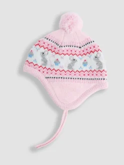 Roze muis - JoJo Maman Bébé - Fairisle-muts
