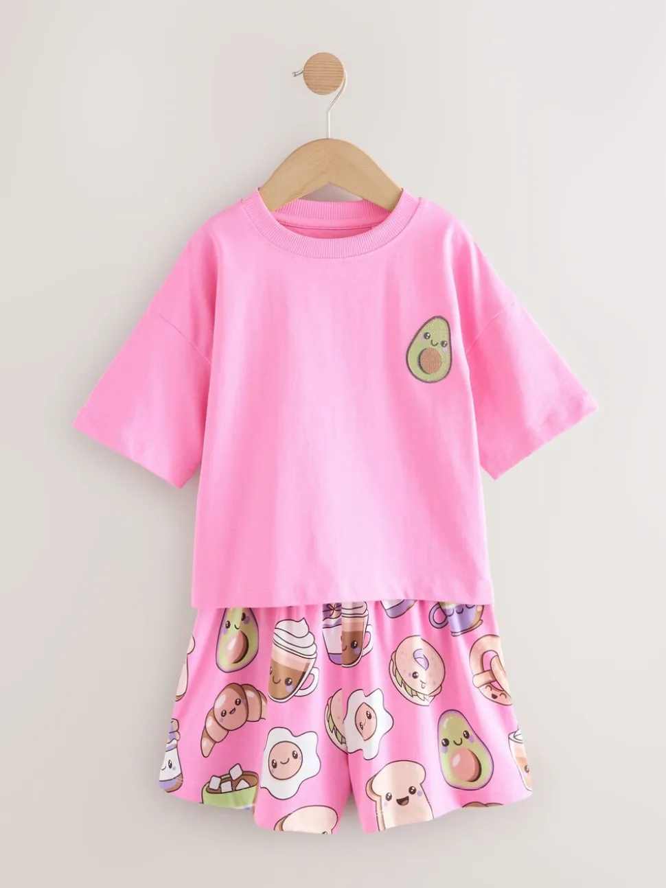 Roze/blauw - Set van 3 pyjama's (3-16 jr)