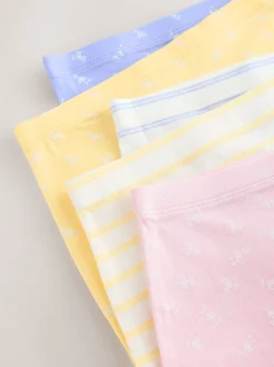 Roze/blauw - Short Briefs 5 Pack (2-16yrs)