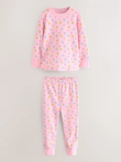 Roze/blauw - Verpakking van 3 knusse pyjama's (9 mnd-16 jr)