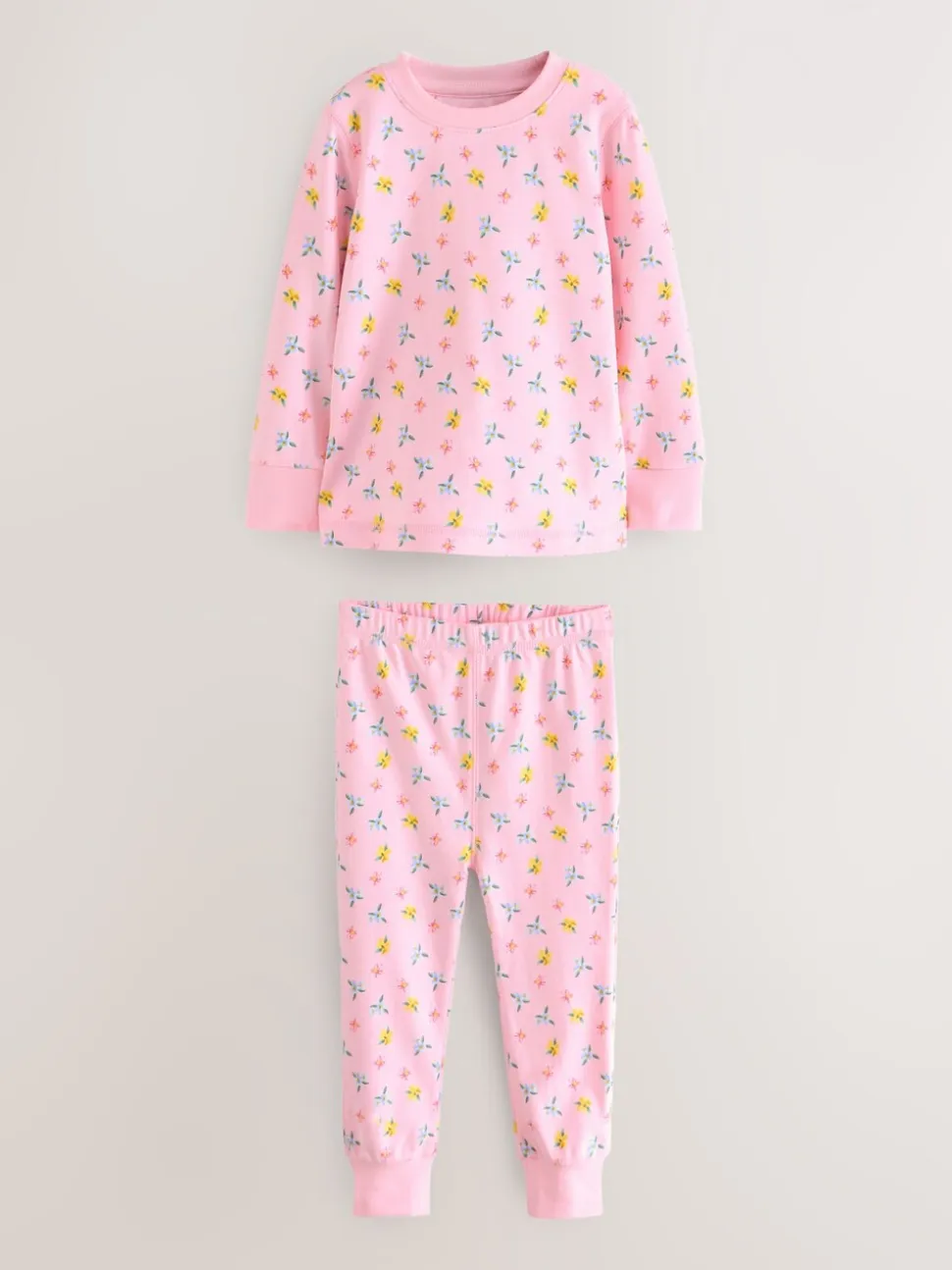 Roze/blauw - Verpakking van 3 knusse pyjama's (9 mnd-16 jr)