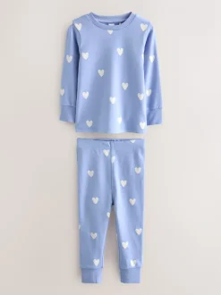 Roze/blauw - Verpakking van 3 knusse pyjama's (9 mnd-16 jr)