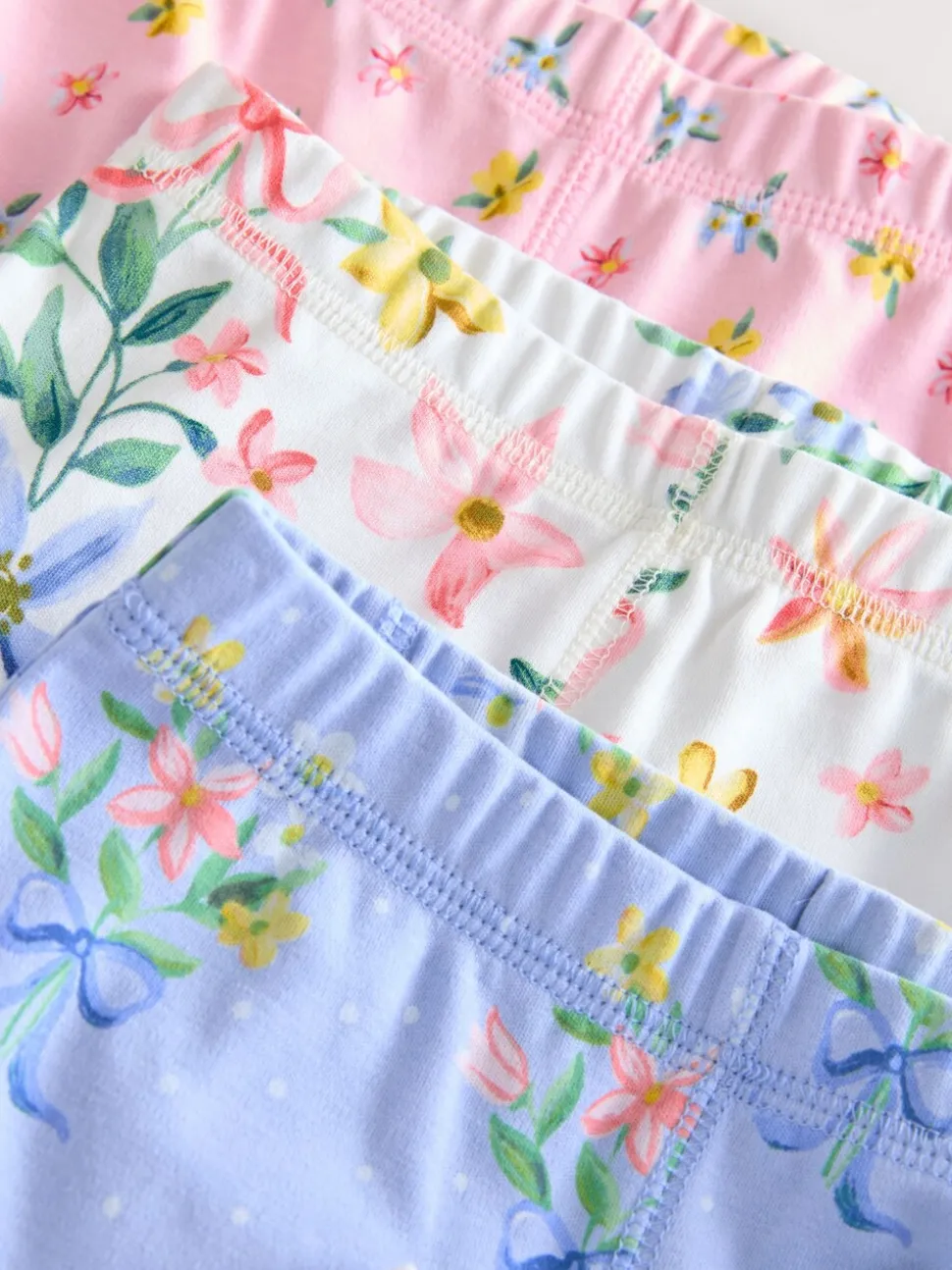 Roze/blauw - Verpakking van 3 knusse pyjama's (9 mnd-16 jr)