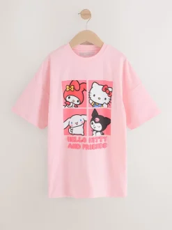 Roze/blauw - Verpakking van 2 Hello Kitty nachthemden (2-16jr)