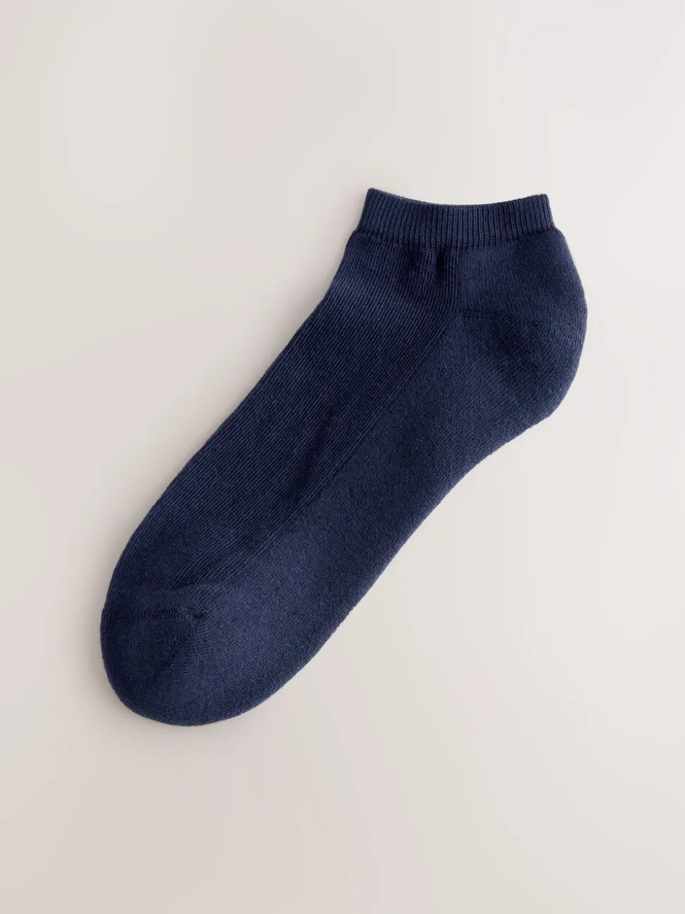 Roze/Blauw/Naturel - 4 paar sneakersokken met verdikte zool