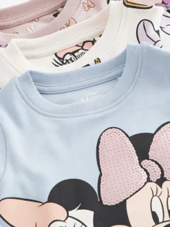 Roze/blauw/wit - Minnie Mouse knusse pyjama's verpakking van 3 (9mnd -12jr)