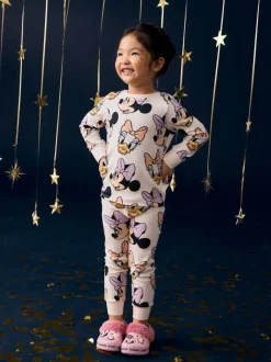 Roze/blauw/wit - Minnie Mouse knusse pyjama's verpakking van 3 (9mnd -12jr)
