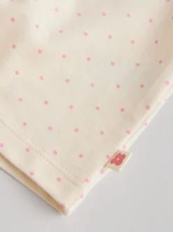 Roze/crème bloem - Baby set van top met Lange mouwen en Leggings 8 Pieces (0mnd -2jr)