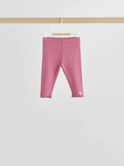 Roze/crème bloem - Baby set van top met Lange mouwen en Leggings 8 Pieces (0mnd -2jr)