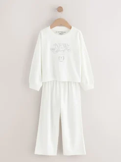 Roze/ecru/grijs - Wide Leg Pyjamas 3 Pack (3-16yrs)