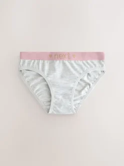 Roze/grijs - Verpakking van 7 bikinibroekjes (5-16 jr)